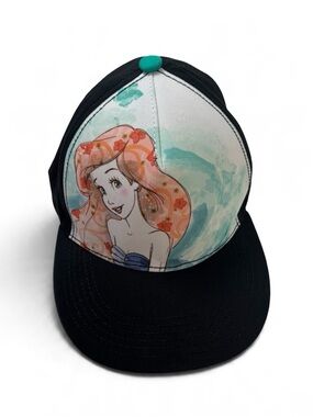 Official Disney Princess Ariel The Little Mermaid Watercolor Adult Snapback Hat